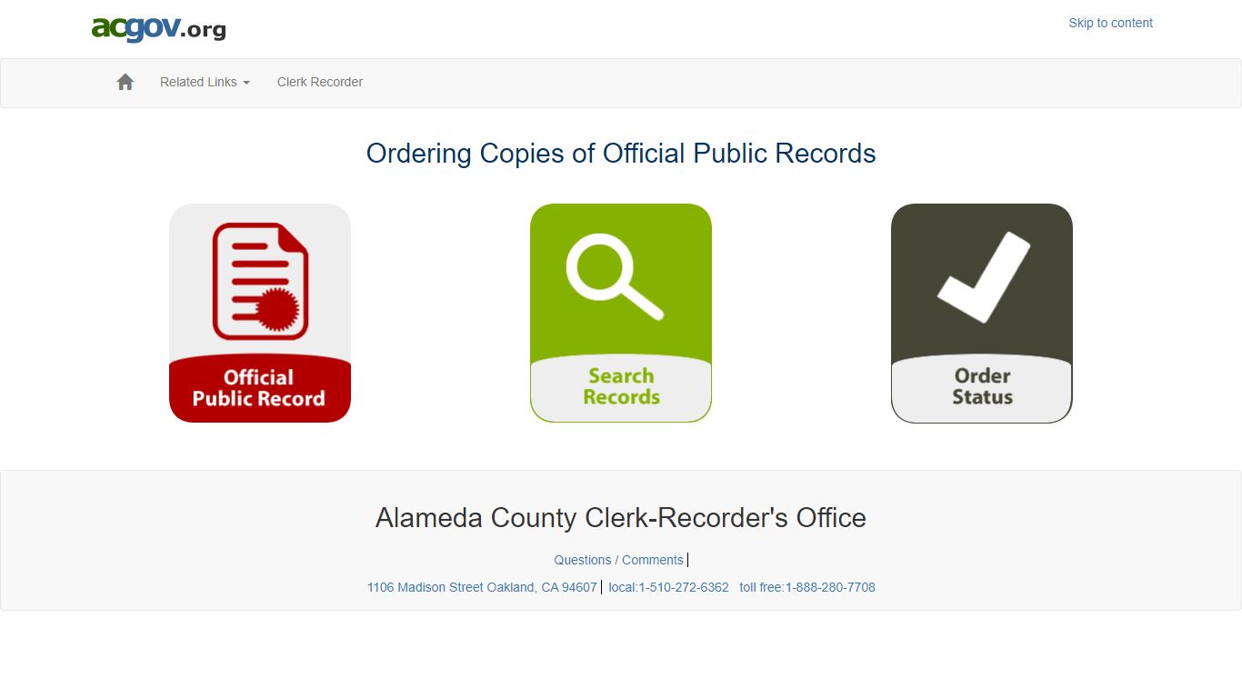 Official Public Records Portal